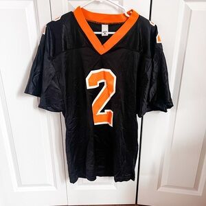 Orange and Black jersey.